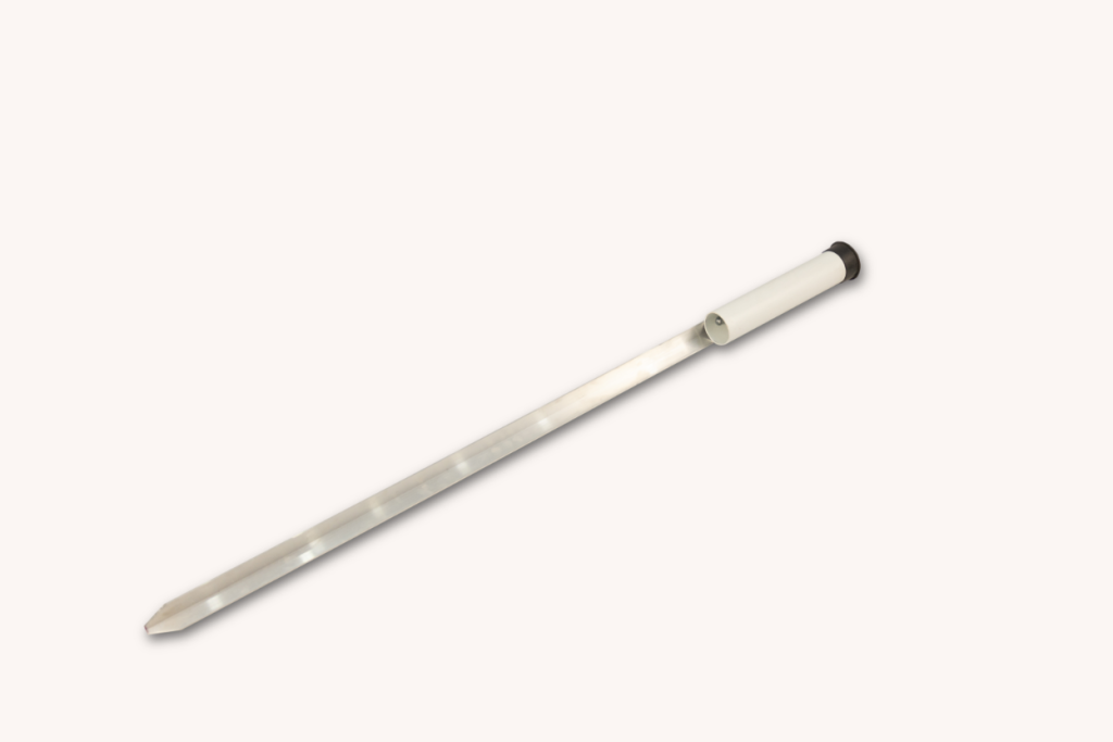 Long PVC with Aluminium Spike Rod Holder