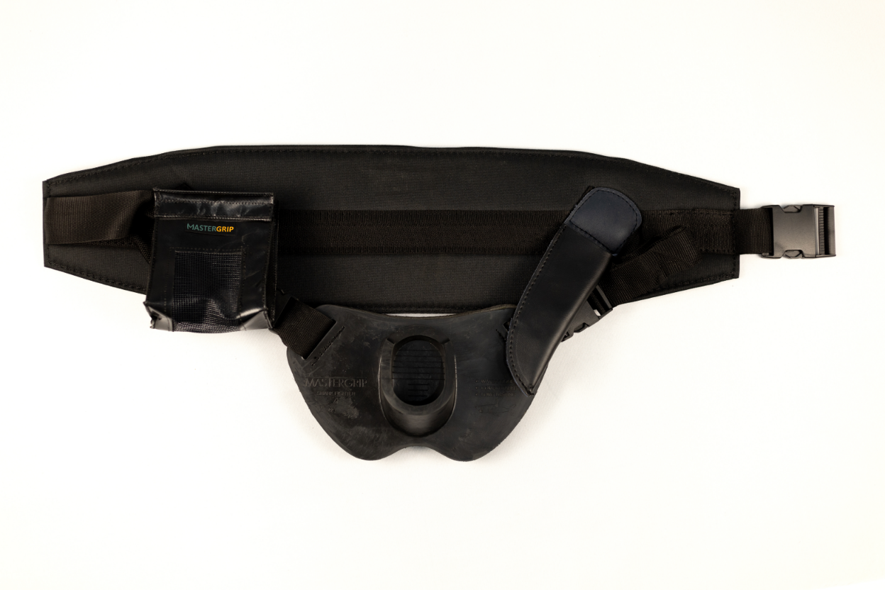Wide Back Support with Knife Pouch and Shark Fighter Rod Bucket